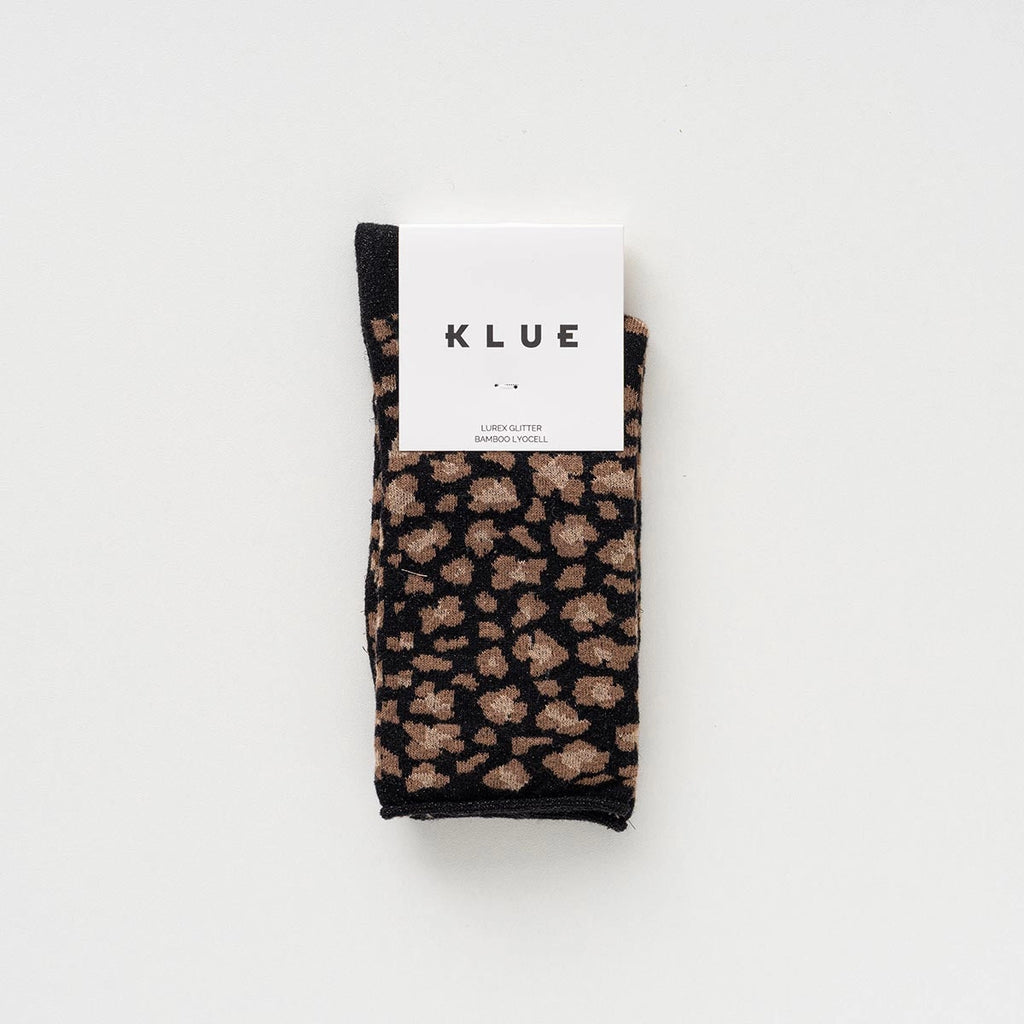 Leopard Lurex Socks