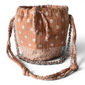 Mini Dumpling Bag in Terracotta
