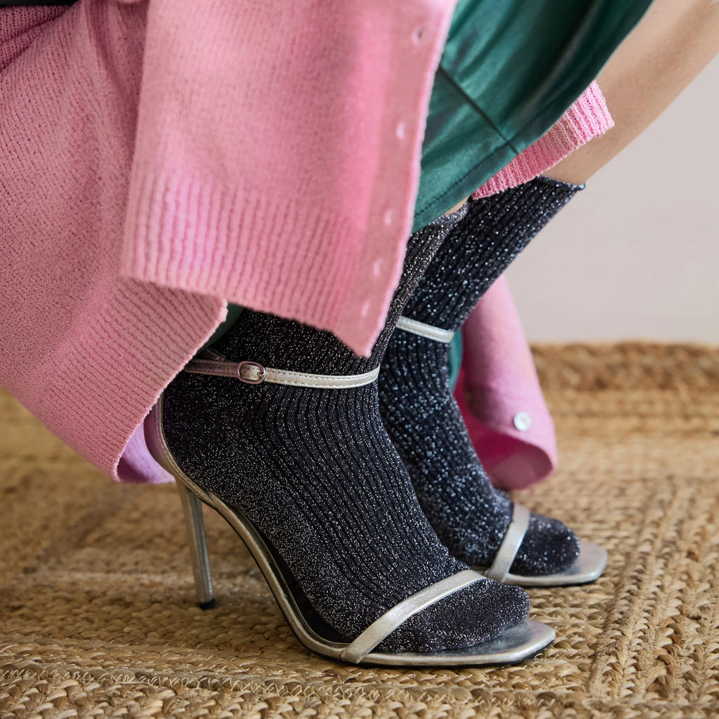 Glitter Lurex Socks