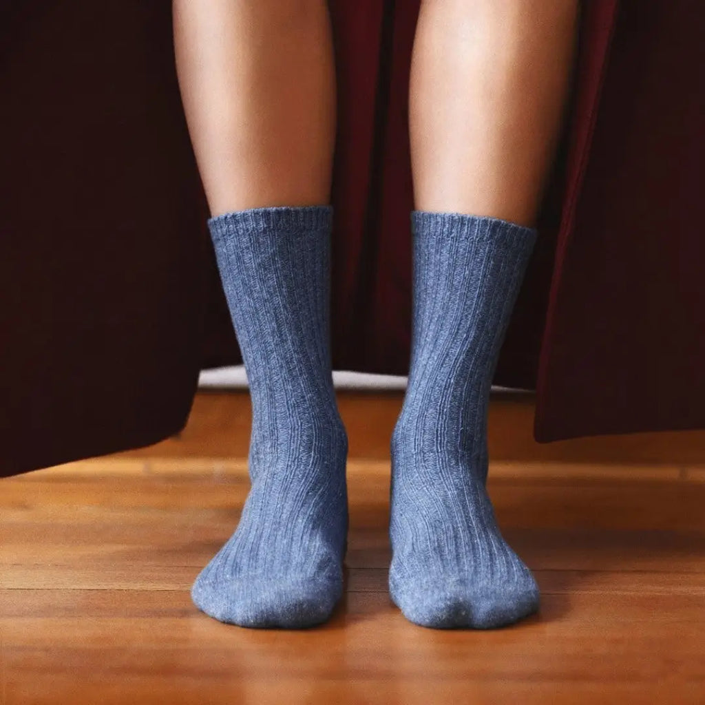 Silk & Wool Dust Star Socks